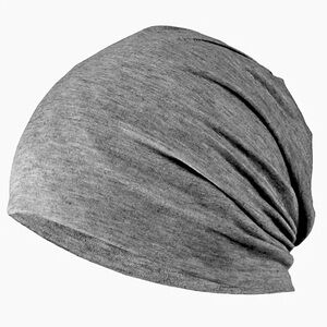 New - Ultra-Lightweight -Stretch - Fashion Knit Beanie Hat - Grey